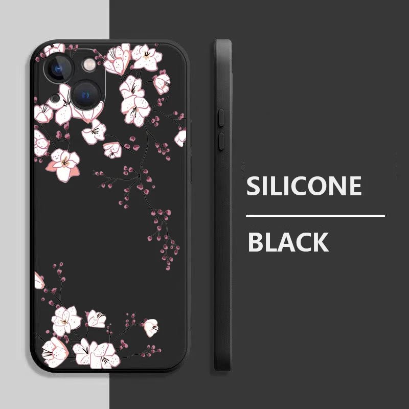 Plum Blossom Tree Branch Square Case - Accessory Junction