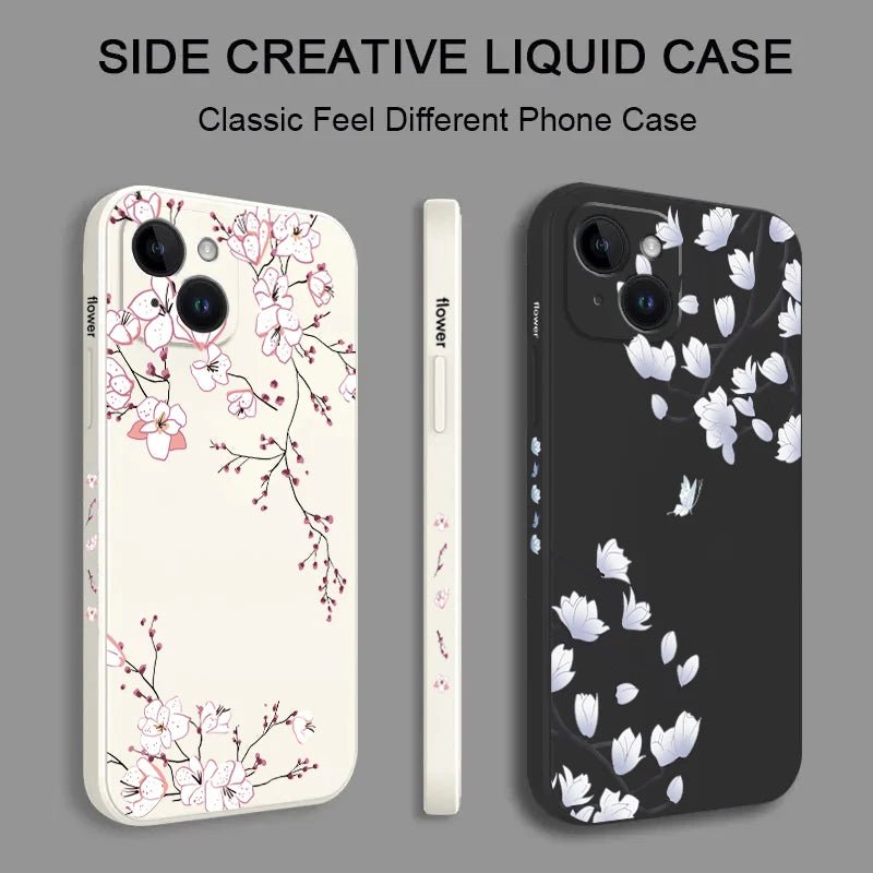 Plum Blossom Tree Branch Square Case - Accessory Junction