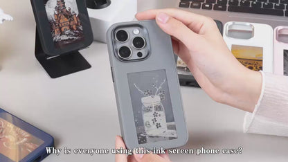 Four-color E-ink Phone Case For iPhone